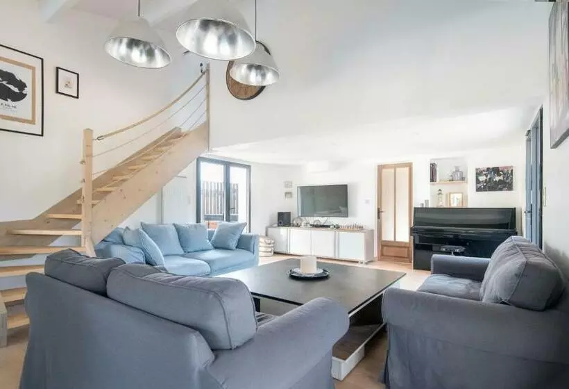 Dune, Villa Avec Piscine Et Spa / Proche Plage