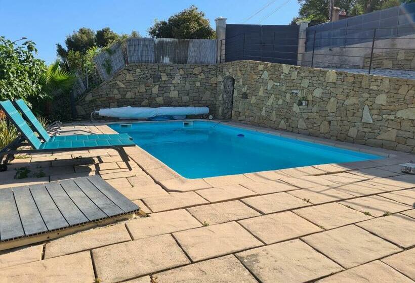 Bas De Villa T3 Ollioules Avec Piscine Vue Mer