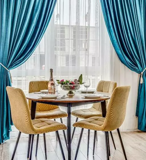 Ari Pink & Turquoise   Afi Mall High End Apartments