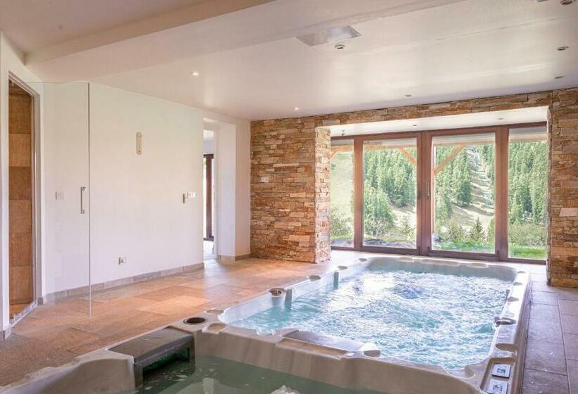 Chalet Massada Piscine Vue Sur Les Pistes Au Coeur De Vallberg Jacuzzi Wifi