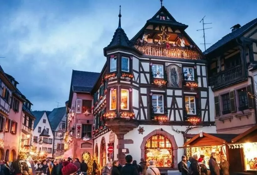 Au Bon Vieux Port Maison De Vacances Alsacienne à 10mn De Ribeauvillé, Riquewihr Et Kaysersberg