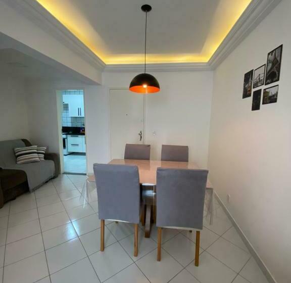 Lindo Apto Na Quadra Do Mar Na Praia Do Morro Com Ar Condicionado