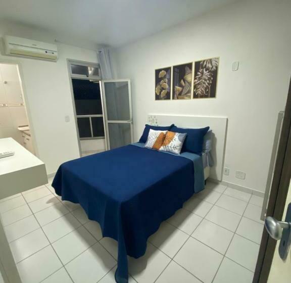 Lindo Apto Na Quadra Do Mar Na Praia Do Morro Com Ar Condicionado