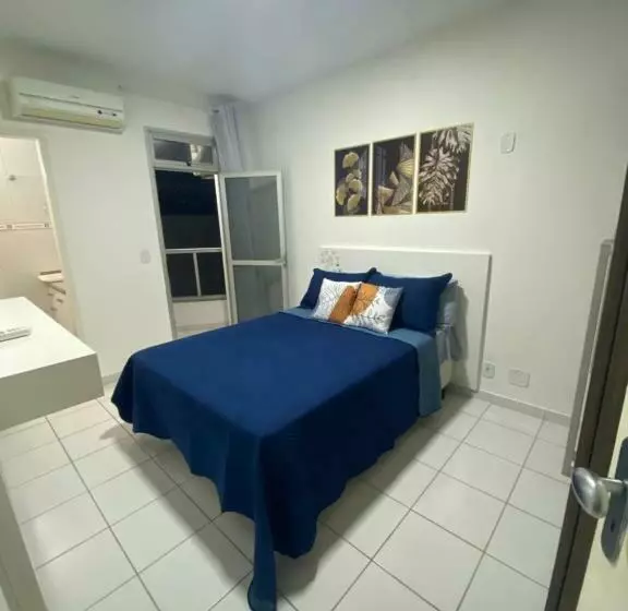 Lindo Apto Na Quadra Do Mar Na Praia Do Morro Com Ar Condicionado