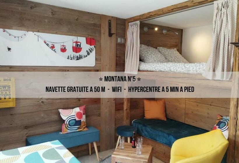 Le Montana   Studio Rue Du Centre   Cosy Et Montagnard   Navette