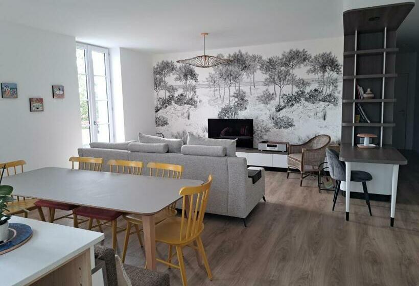 Superbe Appartement T3 Au Centre Plage .parking