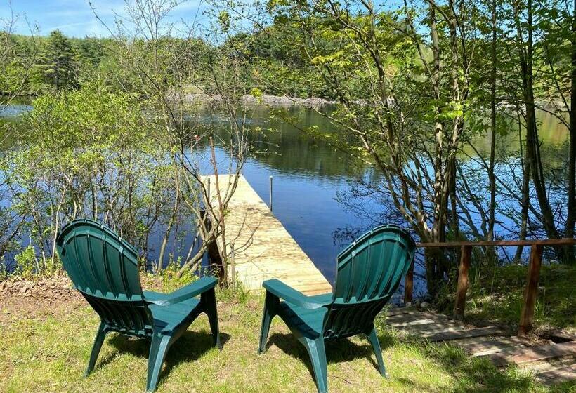 Adirondack Waterfront Cabin Upper Hudson Tributary