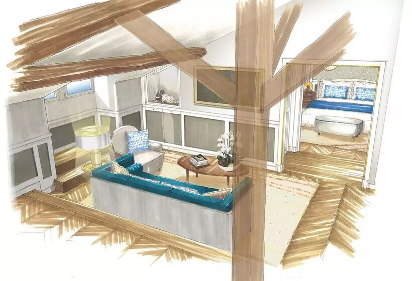 호텔 Hôtel Les Lumières Relais & Châteaux