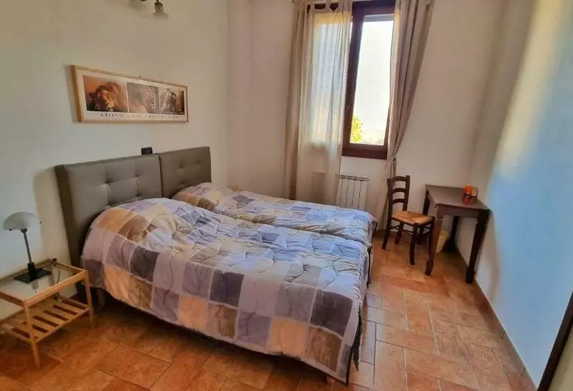 Aamiaismajoitus (B&B) Stanza Con Due Letti Singoli Le Vitterelle