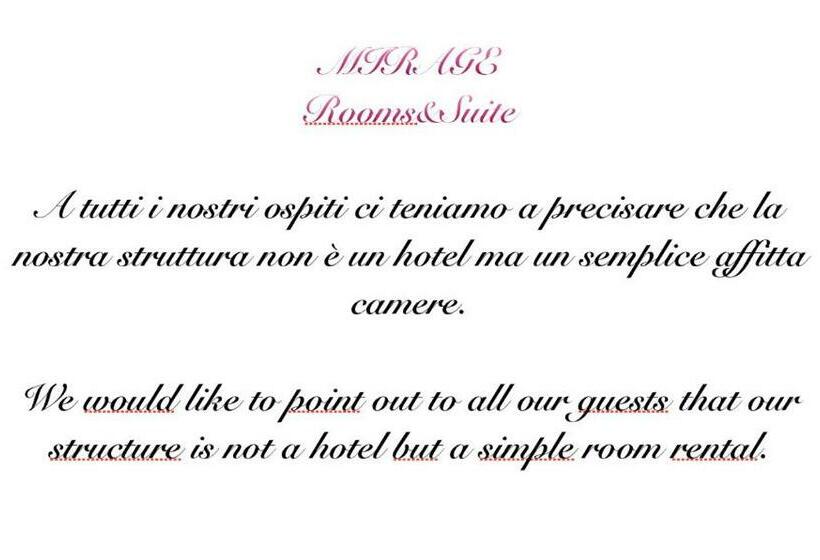 פנסיון Mirage Rooms