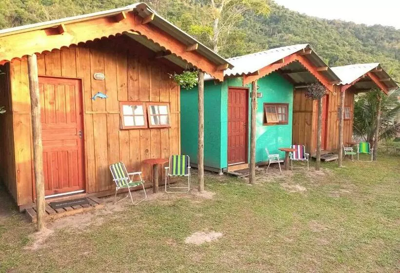 ペンション Piratas Cabanas Camping Bar