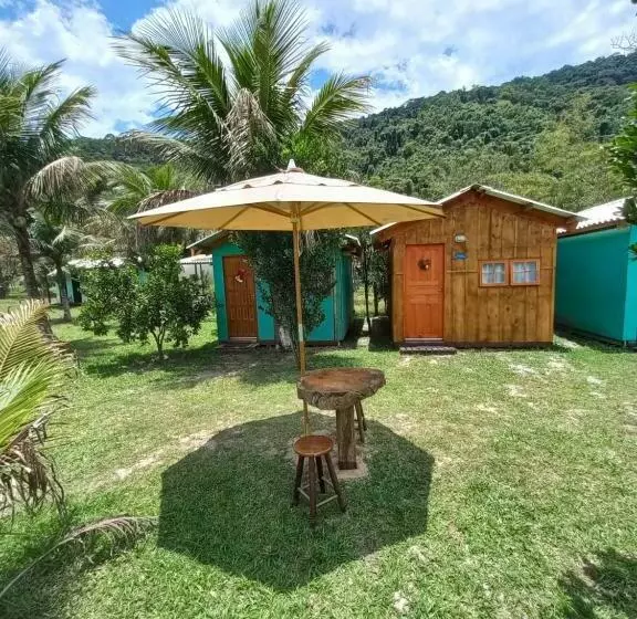 ペンション Piratas Cabanas Camping Bar