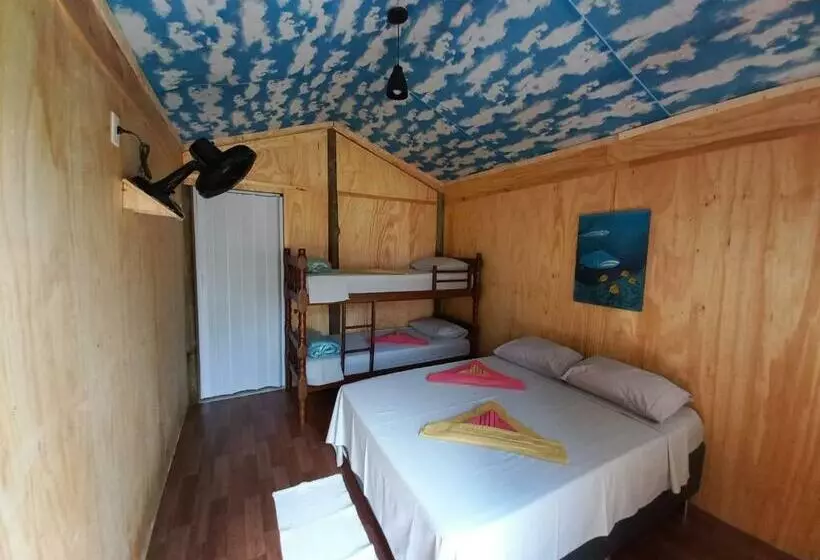 ペンション Piratas Cabanas Camping Bar