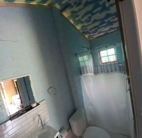 ペンション Piratas Cabanas Camping Bar