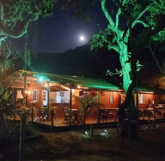 ペンション Piratas Cabanas Camping Bar