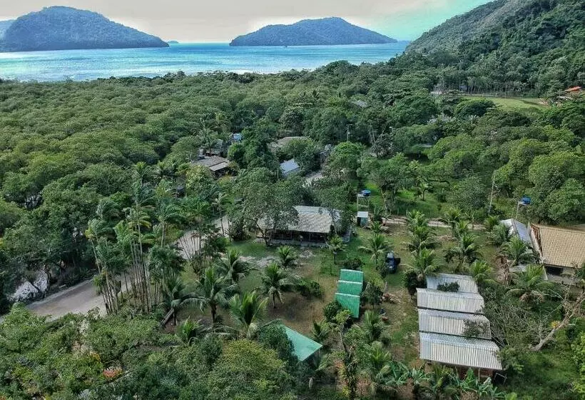 ペンション Piratas Cabanas Camping Bar