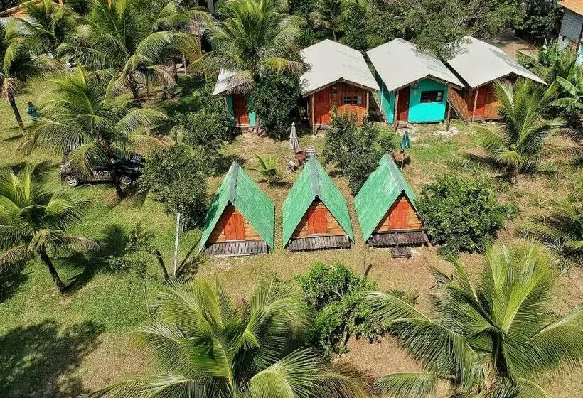 ペンション Piratas Cabanas Camping Bar