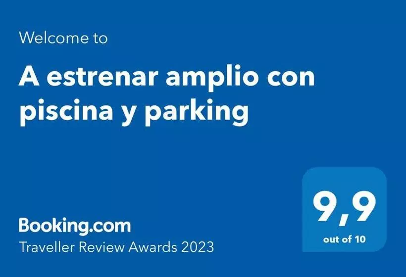 A Estrenar Amplio Con Piscina Y Parking