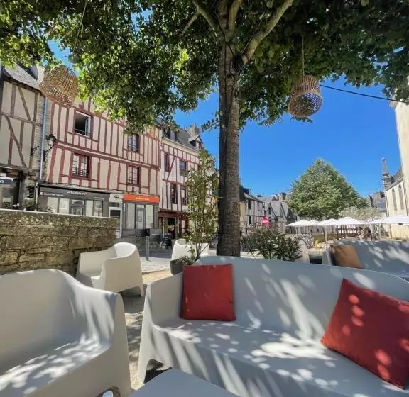 Le Patio, Coeur De Ville Avec Garage Et Jardin