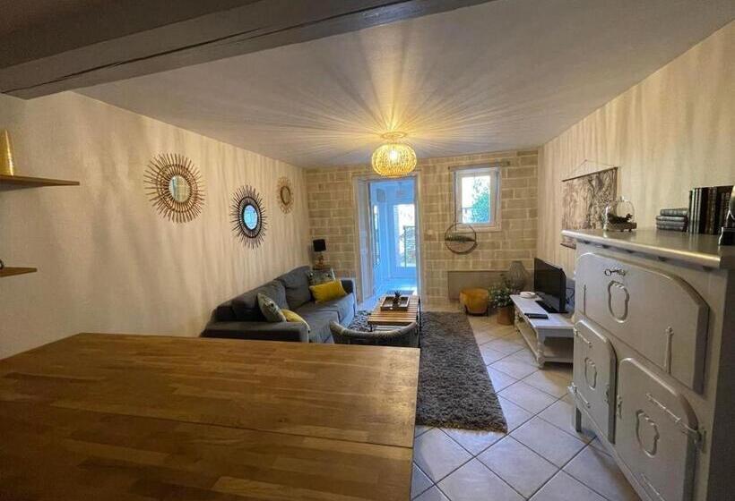 Le Patio, Coeur De Ville Avec Garage Et Jardin