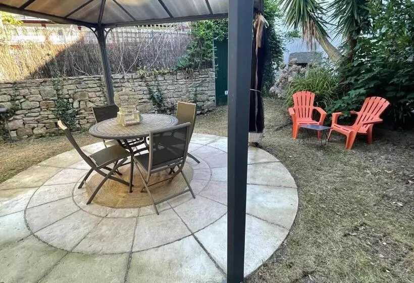 Le Patio, Coeur De Ville Avec Garage Et Jardin