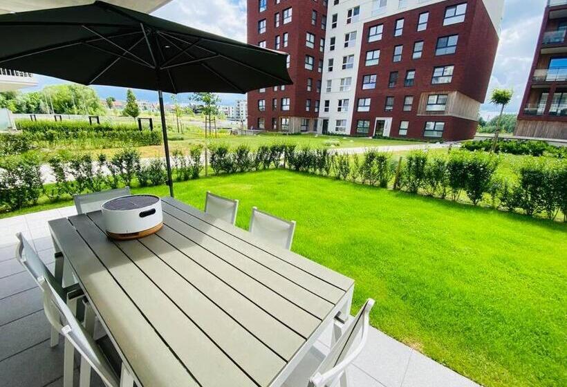 Luxury Apartment Volmolen With Garden, Terrace And Free Parking