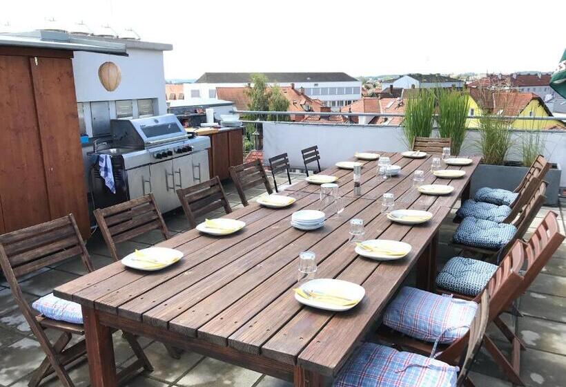 Penthouse Wohnung Am Radweg Mit Dachterasse