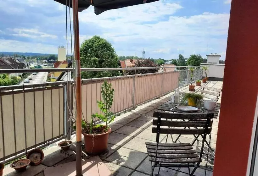 Penthouse Wohnung Am Radweg Mit Dachterasse