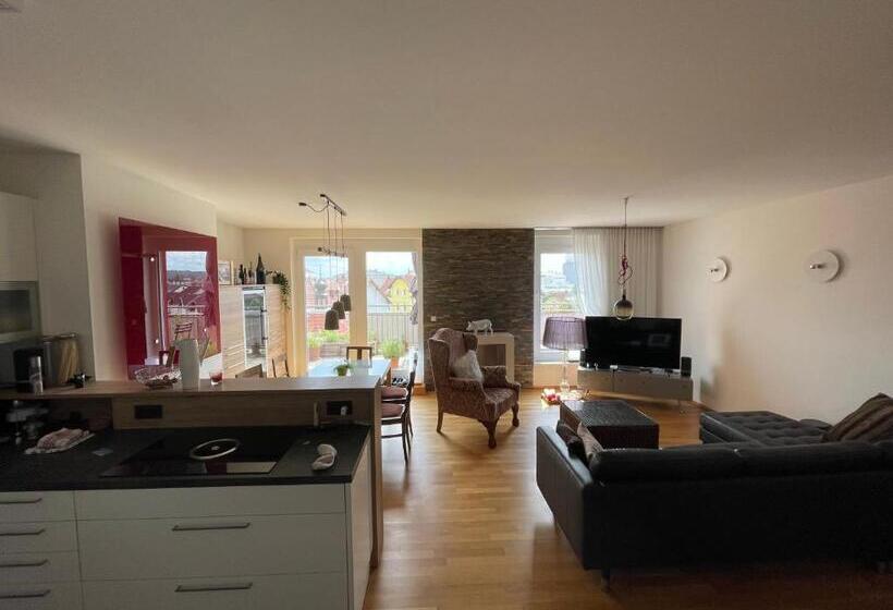 Penthouse Wohnung Am Radweg Mit Dachterasse