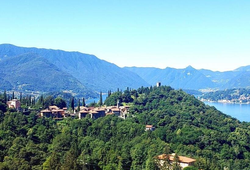 Lovely Lake Como View Condo In Perledo