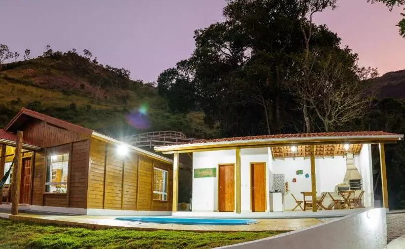 Recanto águas Nascentes   Casa Na Serra Com Piscina E Cachoeira No Quintal!!