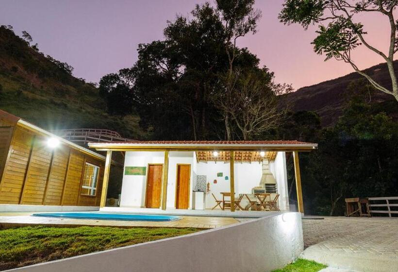 Recanto águas Nascentes   Casa Na Serra Com Piscina E Cachoeira No Quintal!!