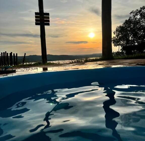 Chalé Mirante, Piscina, Cachoeira, Lago E Vista Espetacular