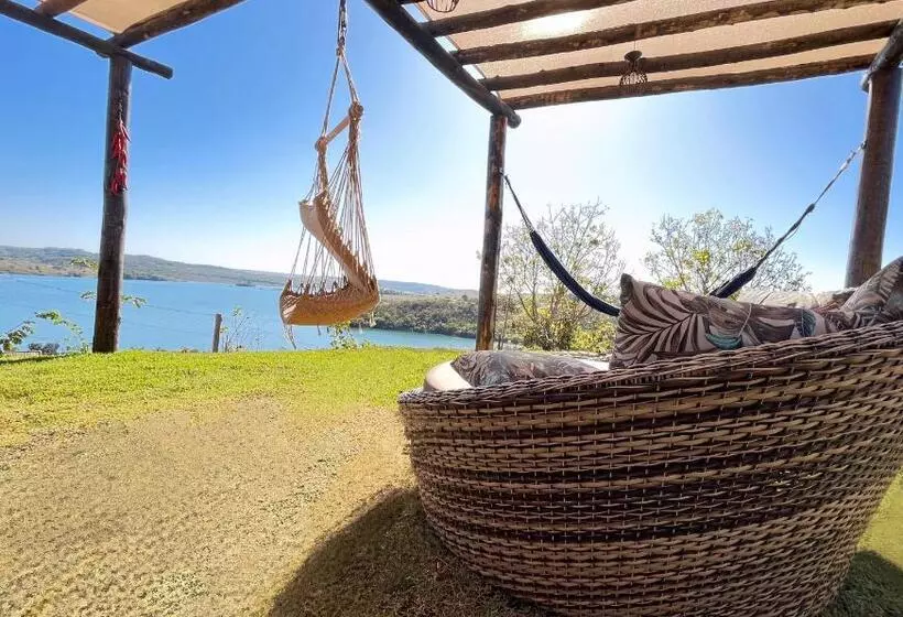 Chalé Mirante, Piscina, Cachoeira, Lago E Vista Espetacular