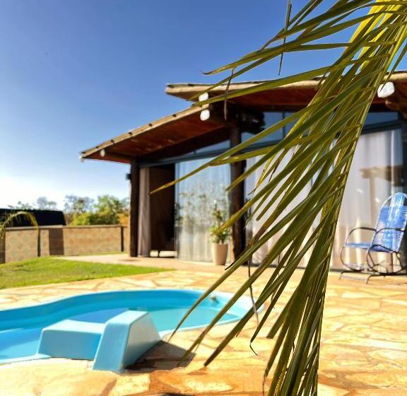 Chalé Mirante, Piscina, Cachoeira, Lago E Vista Espetacular