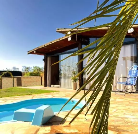 Chalé Mirante, Piscina, Cachoeira, Lago E Vista Espetacular