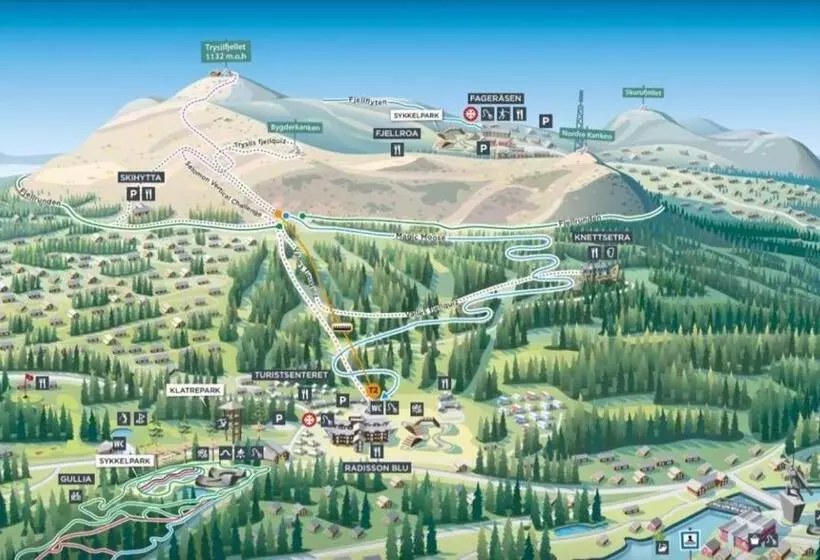 Koselig Hytte Ved Skiheis, Langrennspor, Akebakke Og Har 4 Soverom, 2 Bad, Badstue Og Fiber Bredbånd