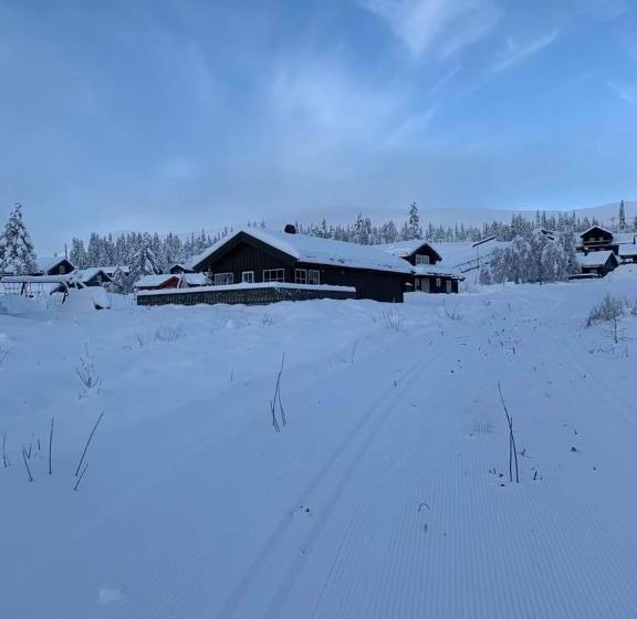 Koselig Hytte Ved Skiheis, Langrennspor, Akebakke Og Har 4 Soverom, 2 Bad, Badstue Og Fiber Bredbånd