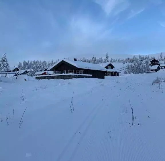 Koselig Hytte Ved Skiheis, Langrennspor, Akebakke Og Har 4 Soverom, 2 Bad, Badstue Og Fiber Bredbånd