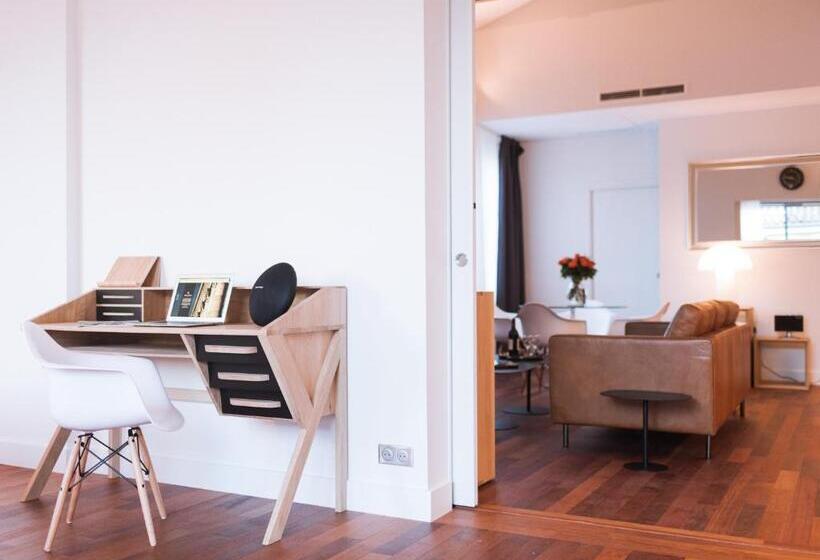 민박 Loft Luxe Hyper Centre: Terrasse/piscine/ Salle De Sport