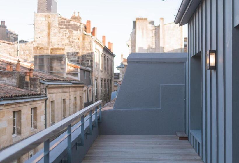 민박 Loft Luxe Hyper Centre: Terrasse/piscine/ Salle De Sport