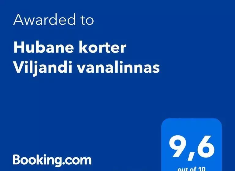 Hubane Korter Viljandi Vanalinnas