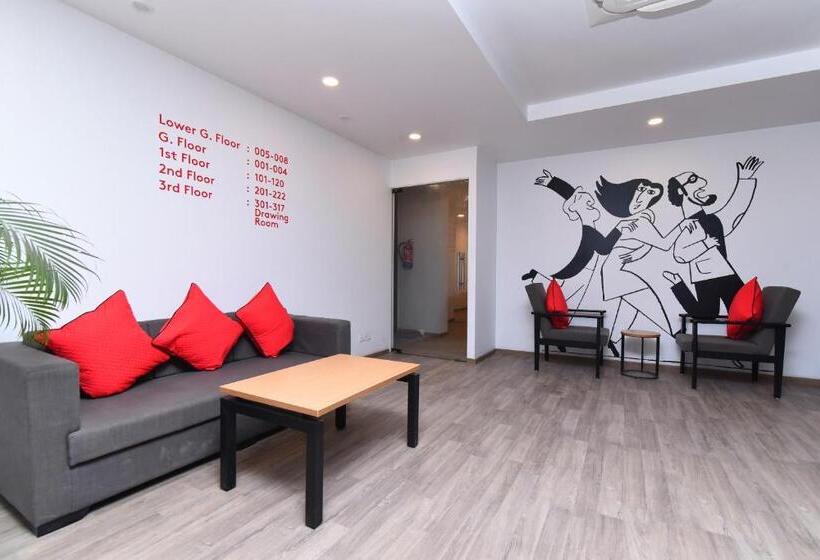 酒店 Townhouse Rudra Inn Near Chhatarpur Metro Station