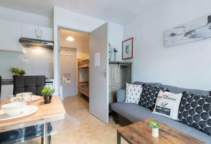 Studio 4 Pers à Vielle Aure, Proche Télécabine, Navette, Activités Montagne !   Fr 1 296 389