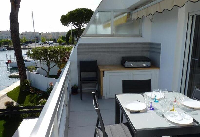 Sol Y Days Darse, Superbe Appartement De Type Marina Avec Belle Terrasse Vue Port De Plaisance