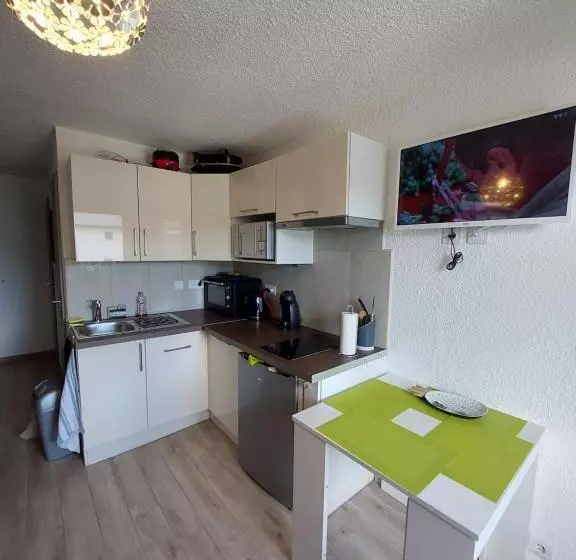 Studio Rénové Grand Confort 3 étoiles   Résidence Les Crêtets