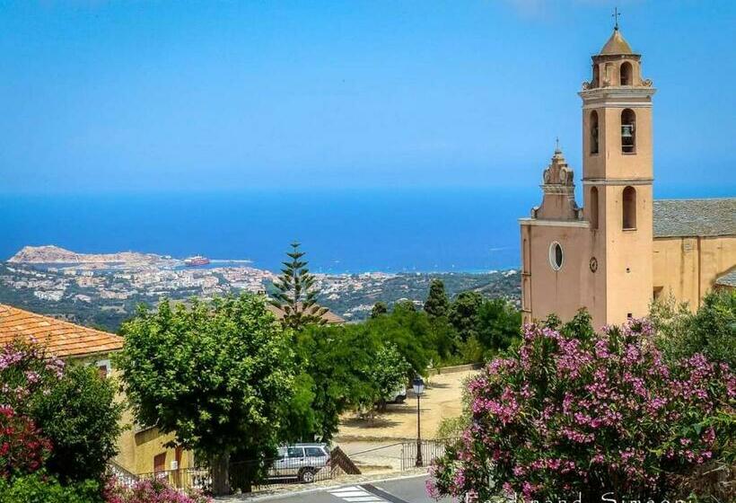 Appartement De 2 Chambres Avec Terrasse Amenagee Et Wifi A Santa Reparata Di Balagna A 5 Km De La Pl