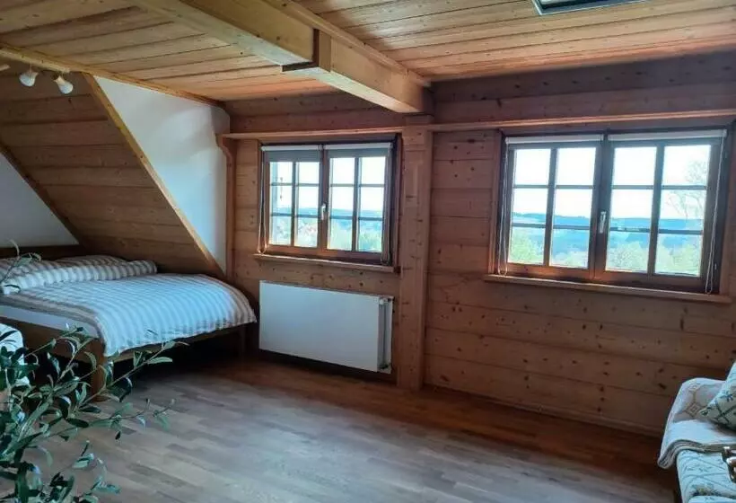 Landhaus Alpenpanorama über Der Wutachschlucht