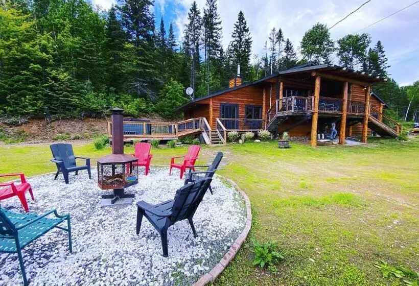 Artemis Log Cabin With Spa & Mountain View