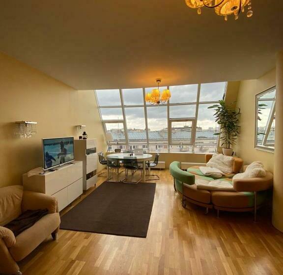 Riga Centre , Skyloft Apartment 178m2